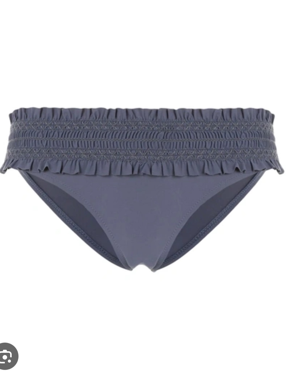 Tory Burch Costa Smocked Hipster Bikini Bottoms